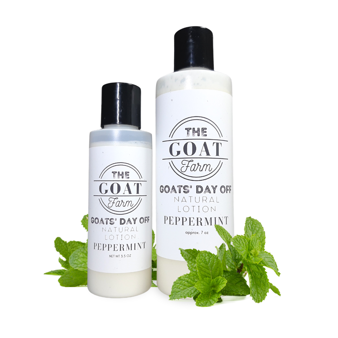 Goats' Day Off Natural Peppermint Essential Oil Lotion The GOAT Farm